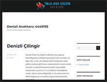 Tablet Screenshot of denizlianahtarci.com